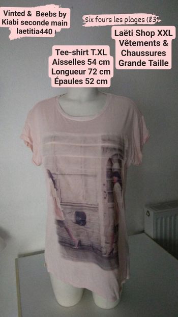 Tee-shirt femme T.44