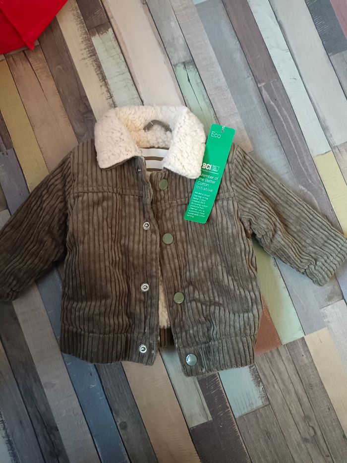 Manteau fourrure- 6 mois