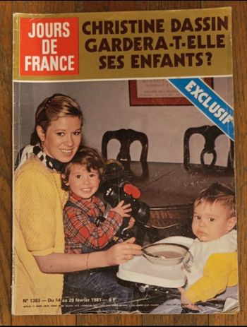 Ancien magazine Jours de France 1981 N°1363 vintage