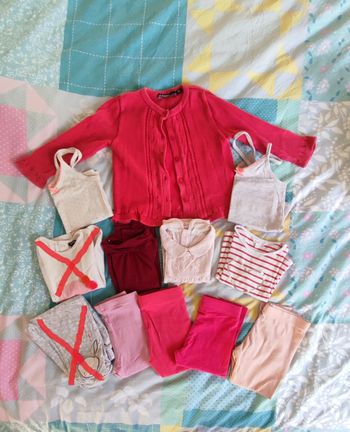 Lot vêtements fille