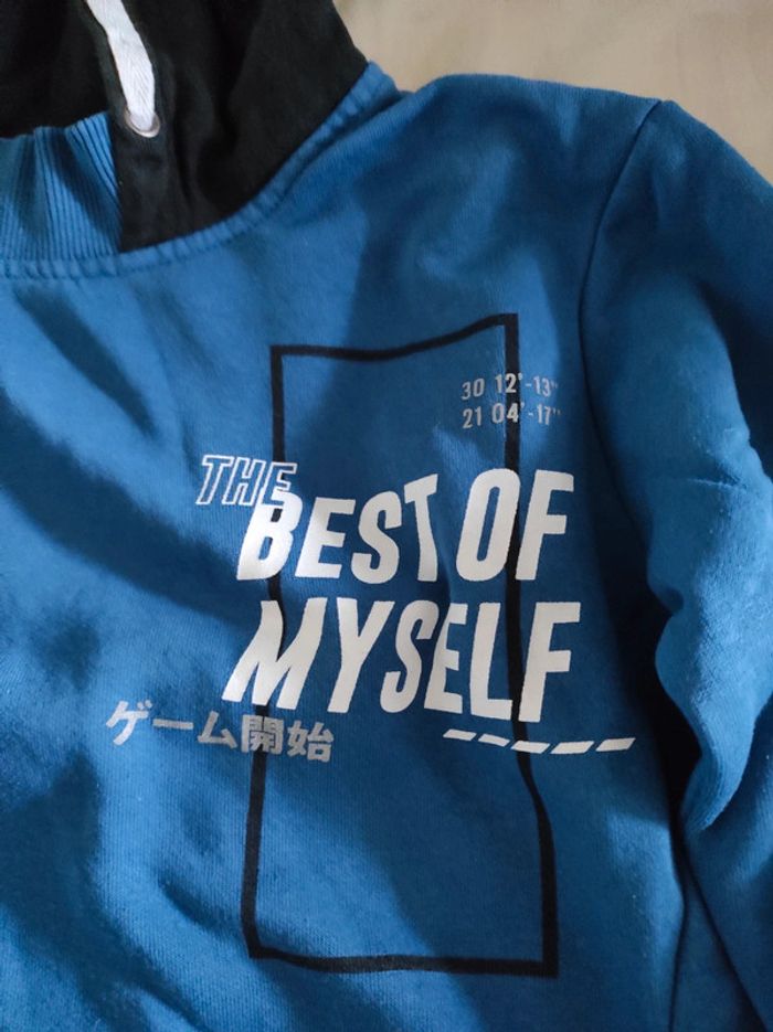 Sweat bleu - photo numéro 2