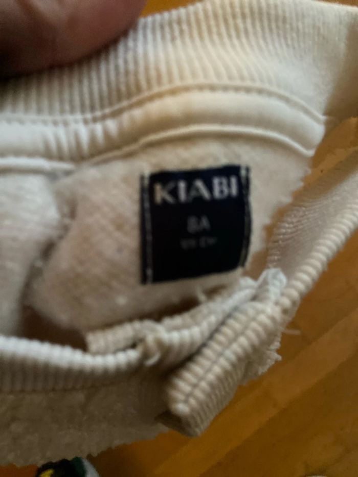 Sweat effet moutonné kiabi 8 ans - photo numéro 4