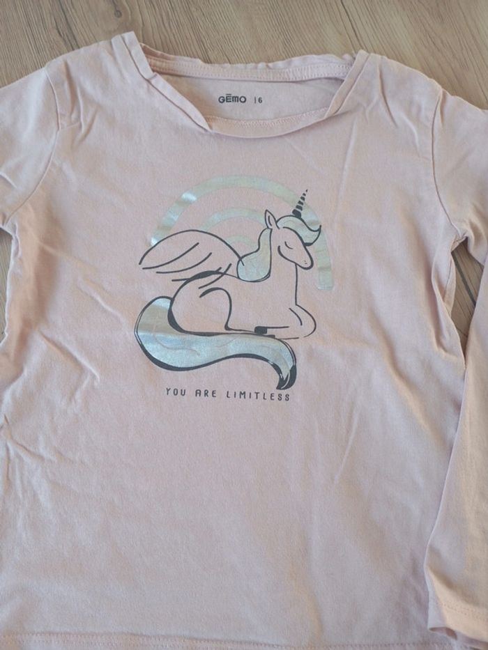 Tee-shirt 6 ans fille - photo numéro 2