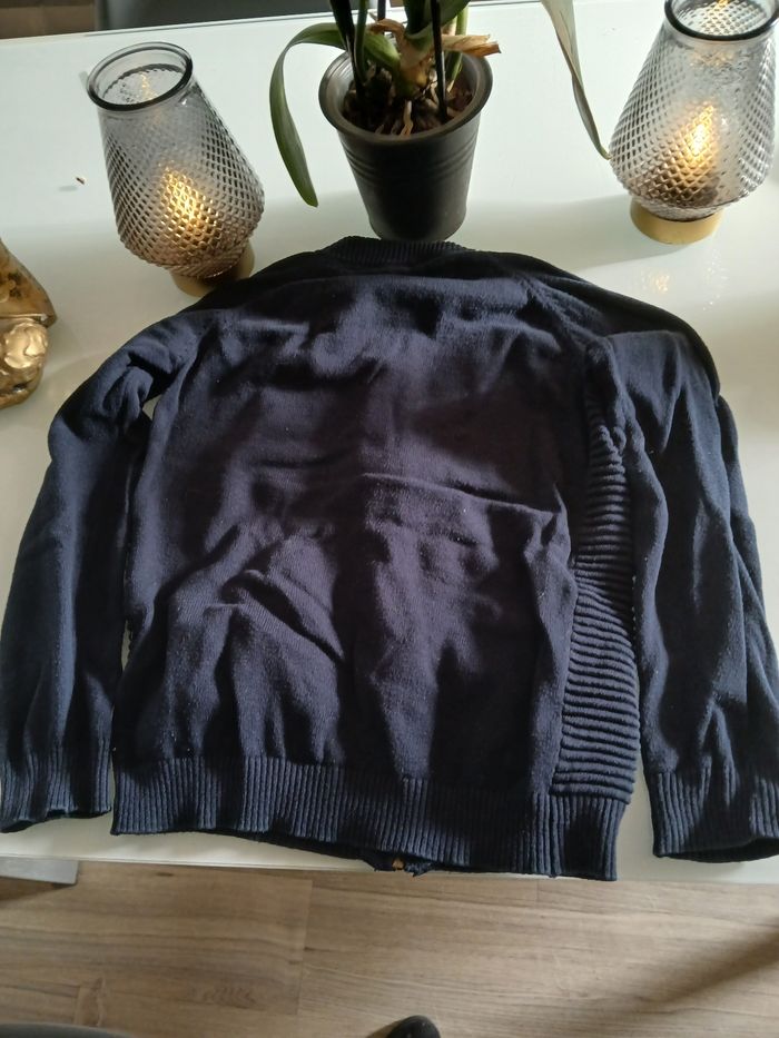 GILET ZIPPE MARINE KIABI - photo numéro 3