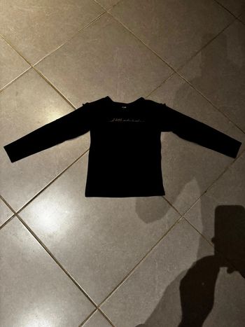 T shirt manches longues - Kiabi - A little enchantement - Bleu marine - 6 ans