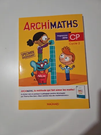 Fichier Archimaths CP édition 2016