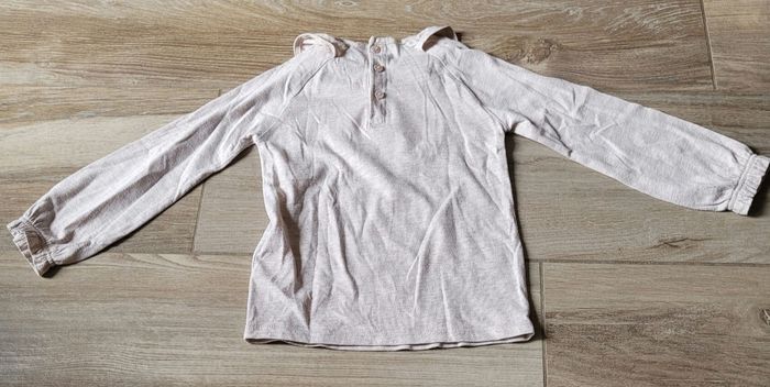 Ensemble t-shirt manches longues et legging effet jeans  taille 36 mois - photo numéro 3