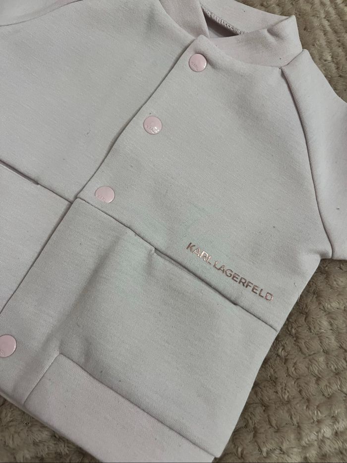 Veste rose bébé Karl Lagarfeld - photo numéro 2