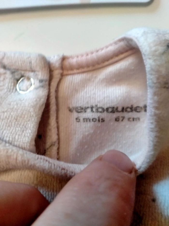 Lot de 2 pyjamas bébé 6 mois - photo numéro 7