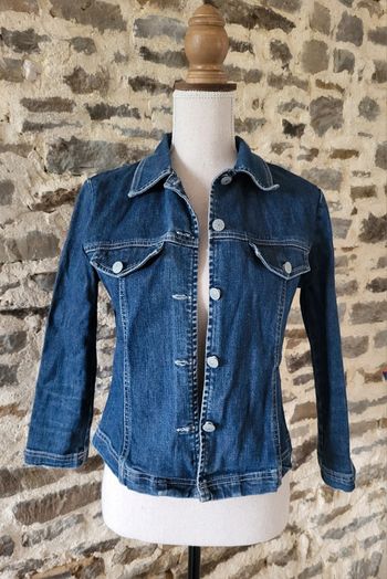 Veste en jean bleue foncée FPC Taille 34