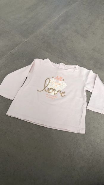 T shirt rose clair