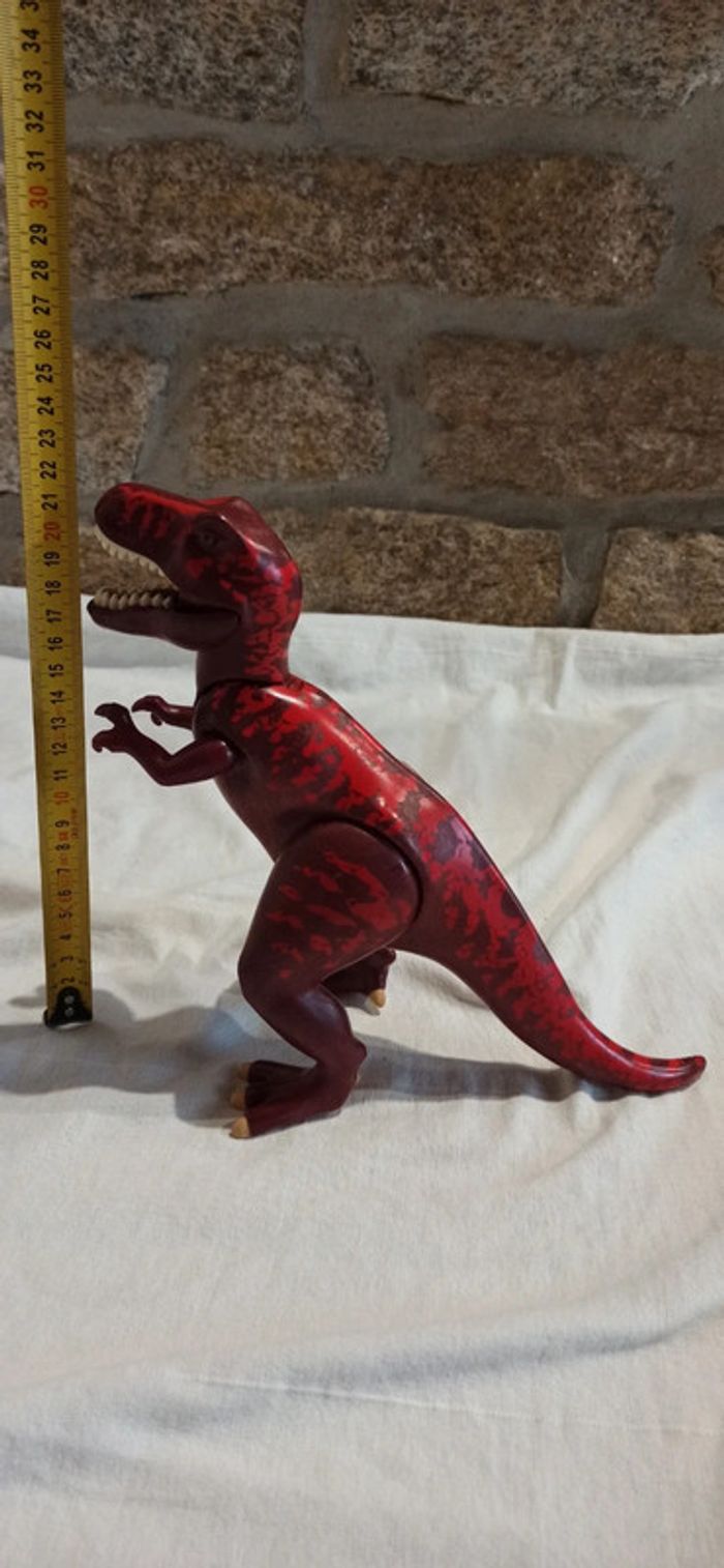 T-rex tyrannosaure dinosaure rouge playmobil - photo numéro 4
