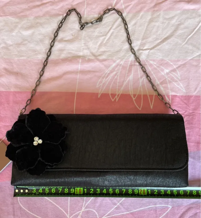 Sac à main soirée noire