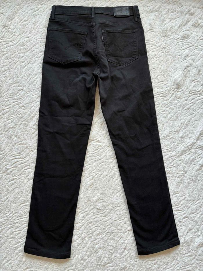 Jean Lévi’s 724 premium high rise straight droit noir W27 36/38 S/M parfaite état - photo numéro 12