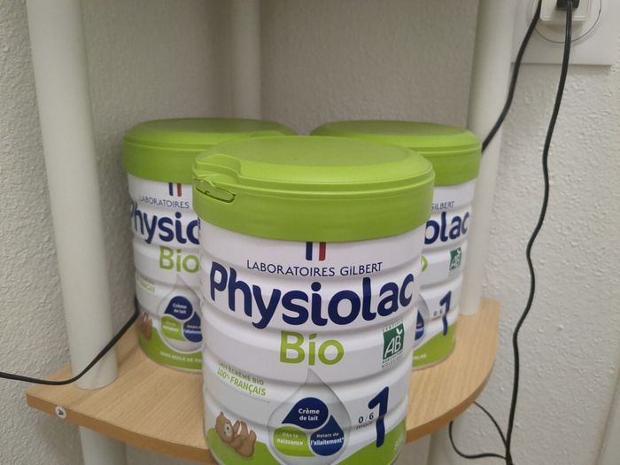 3 boites Physiolac Bio 1er âge