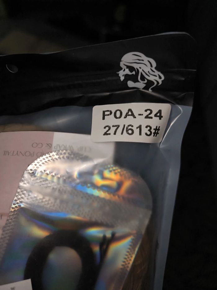 Postiche Queue de Cheval Feshen Cheveux Synthétiques Raides (Neuf) - photo numéro 3