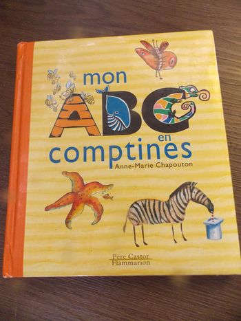 Livre mon ABC en comptines Père Castor Flammarion