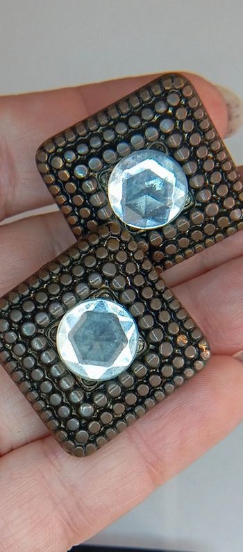 Clips d'oreilles carrés