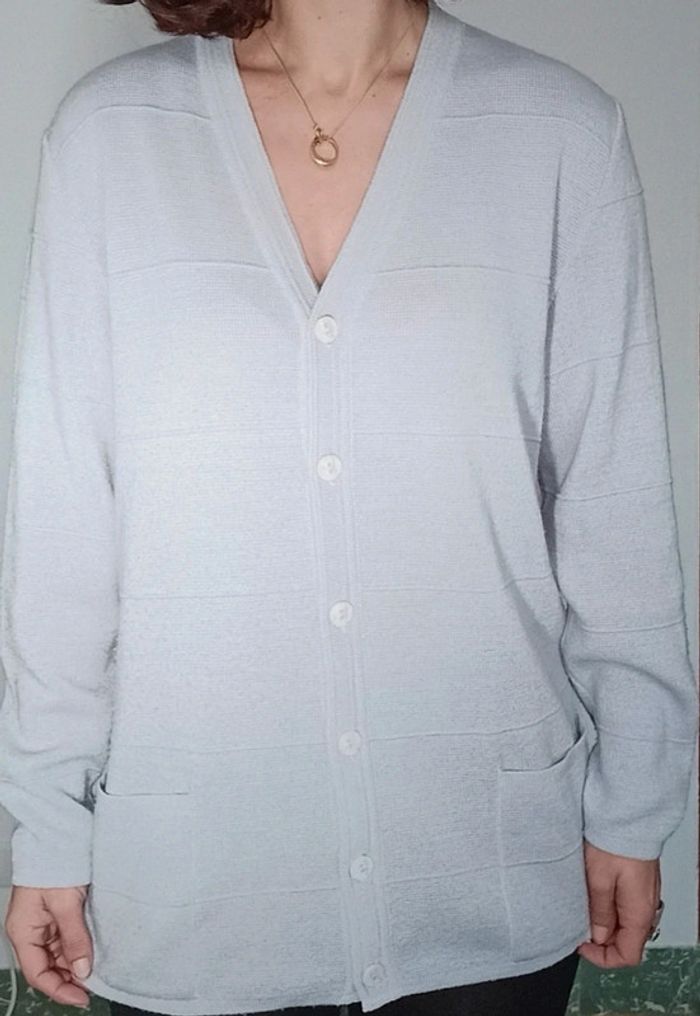 Gilet long vintage taille xl - photo numéro 3