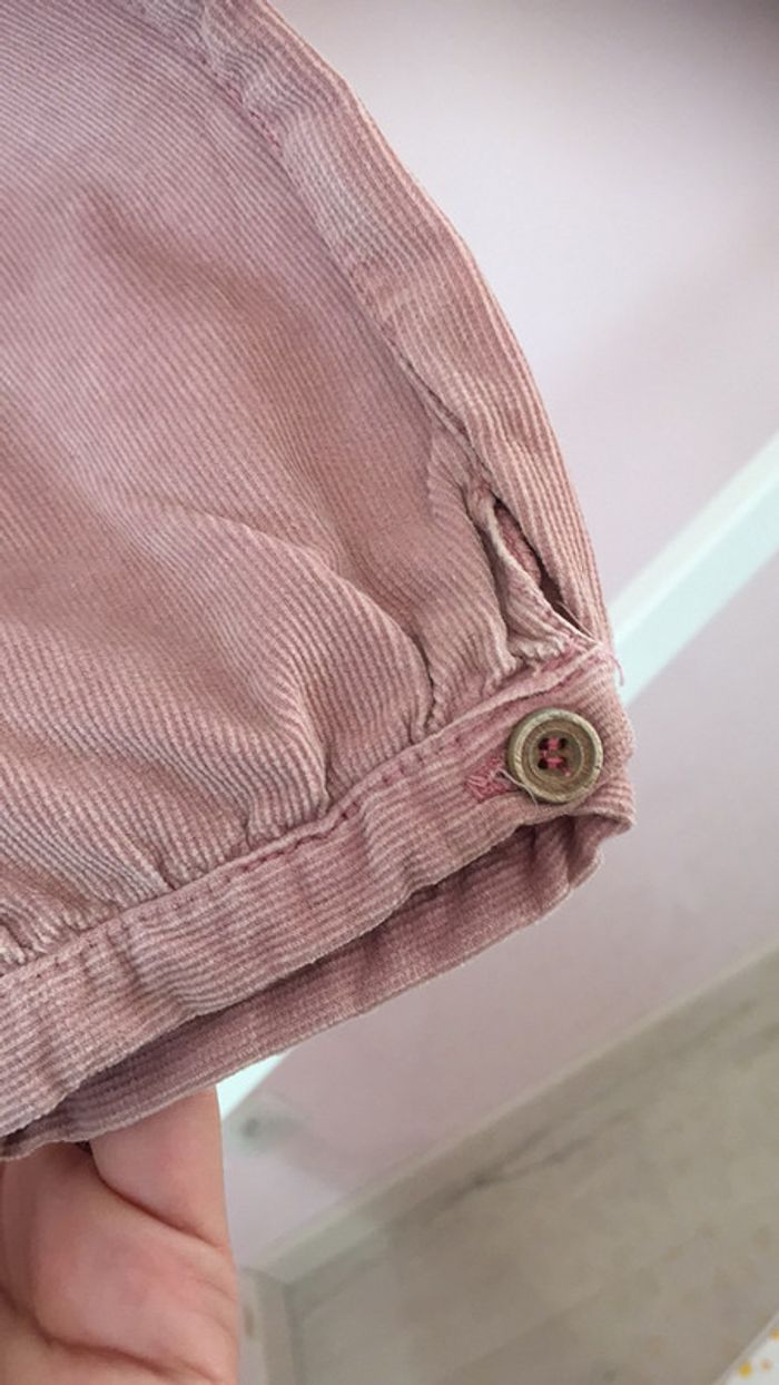 NANOS baby - 12 mois . Pantalon hiver vieux rose - photo numéro 3