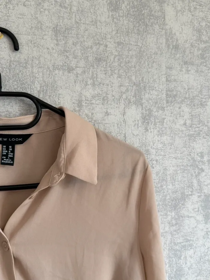 blouse beige New Look taille 38 - photo numéro 3