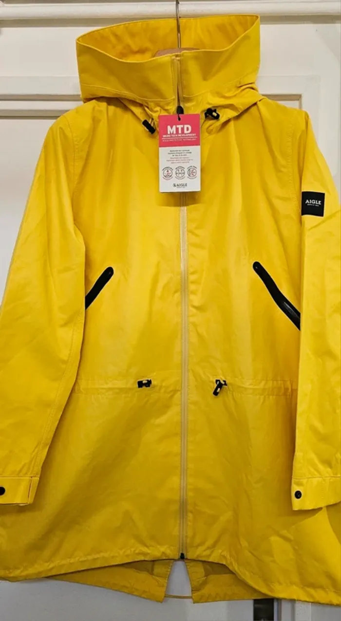 Ciré Imper Parka Trench Déperlant MTD Aigle Taille 44 - photo numéro 2