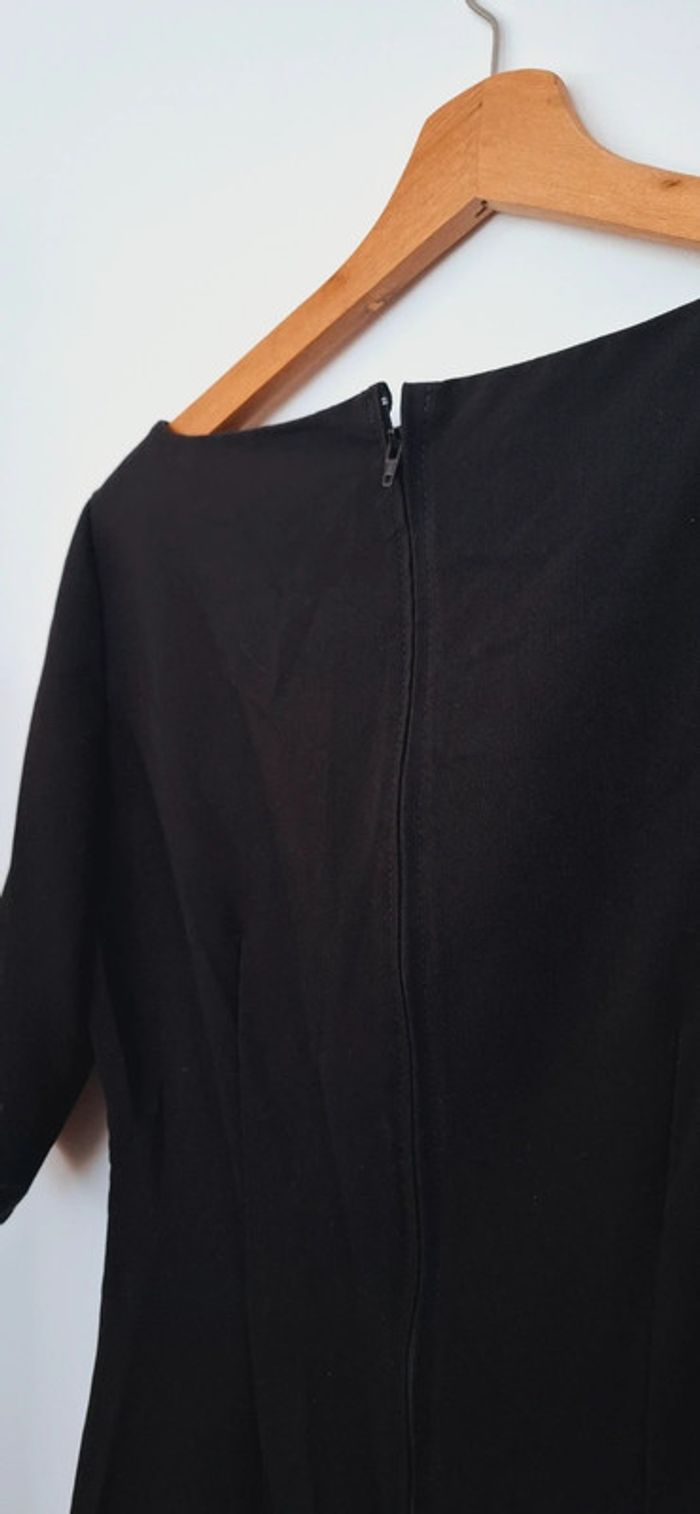 Petite Robe Noire – cousu main Modèle unique Taille S/M - photo numéro 5
