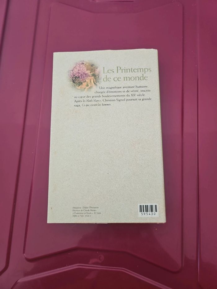 Livre "Le printemps de ce monde" - photo numéro 2