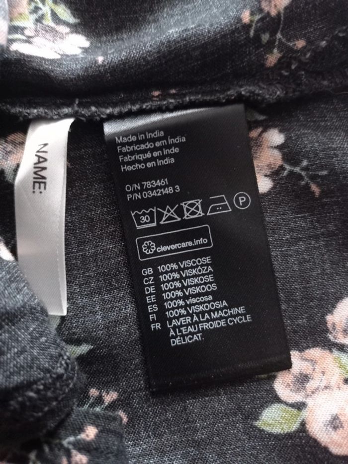 Chemisier fleuri H&M 14 ans - photo numéro 3