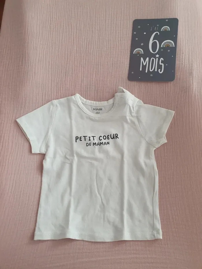 T-shirt 6 mois kiabi