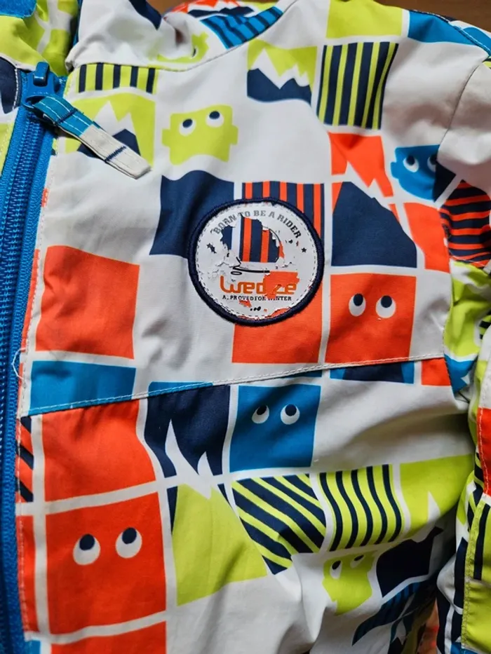 Manteau multicolore ski 3 ans - photo numéro 4