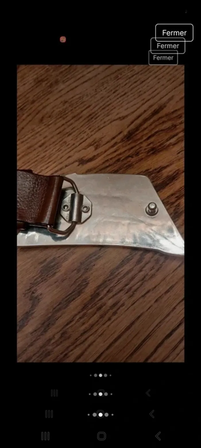 Ceinture Marron cuir Frankie Morello Milano 85cm - photo numéro 13