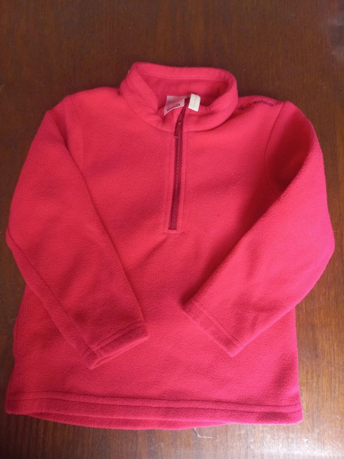 Polaire rose Quechua 3ans 98cm