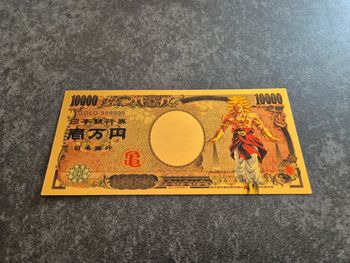 Billet OR à collectionner Dragon Ball Z