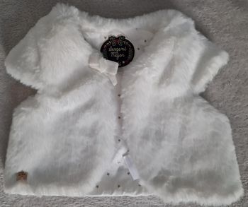 Gilet manches courtes blanc Sergent Major 9M (neuf)