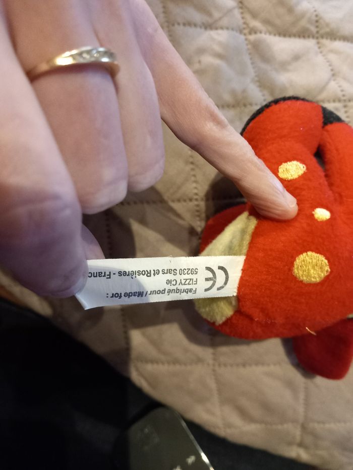 Peluches coccinelle - photo numéro 4
