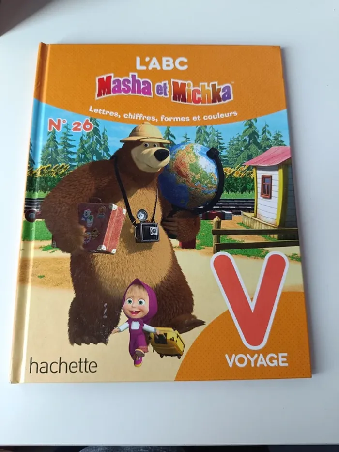 livre l'ABC misha et michka lettre V
