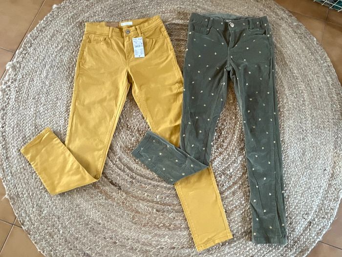 2 pantalons fille