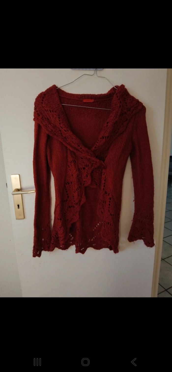 Pull cache cœur - photo numéro 3