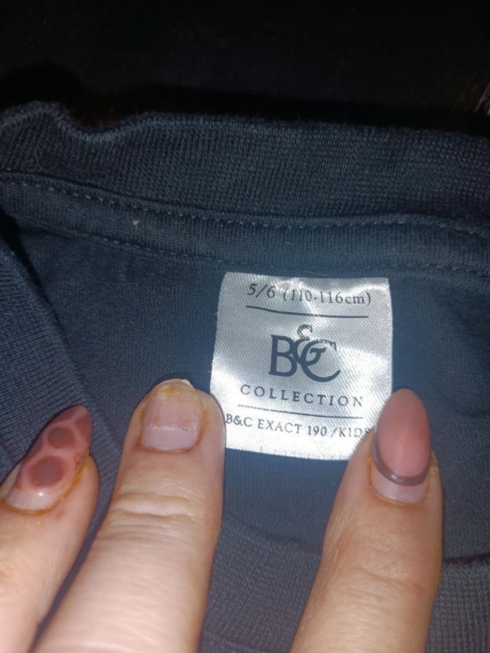 Tee shirt B&C 5/6 ans - photo numéro 3