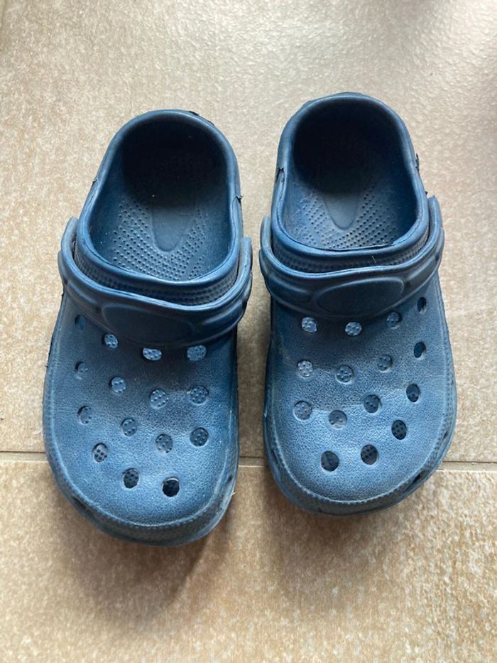 Sandales imitation croc’s bleu magique garçon fille enfant 27 28 - photo numéro 2