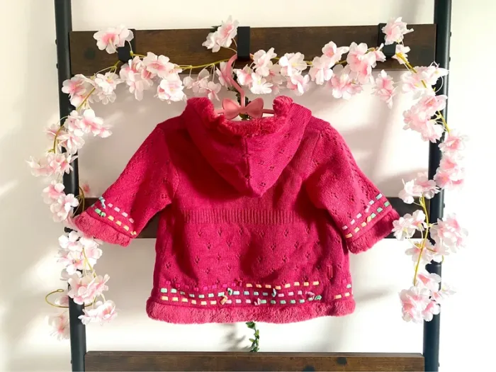 Manteau mi-saison Catimini taille 3 mois TBE - photo numéro 2