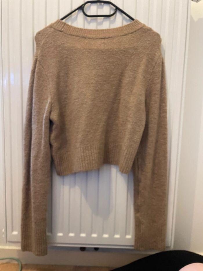 Pull court beige - photo numéro 3