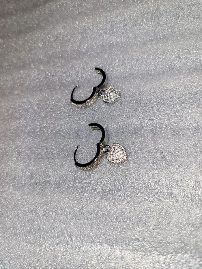 Boucle d'oreilles en acier inoxydable - photo numéro 2