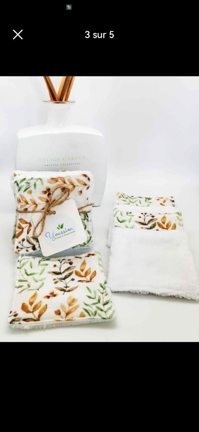 Lingettes Lavables, lingettes démaquillantes - photo numéro 3