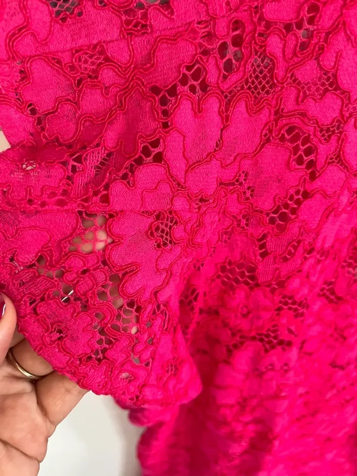 Mini robe dentelle claudie pierlot - photo numéro 6