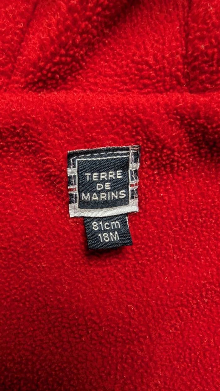 Veste capuche hiver terre de marins 18 mois - photo numéro 6