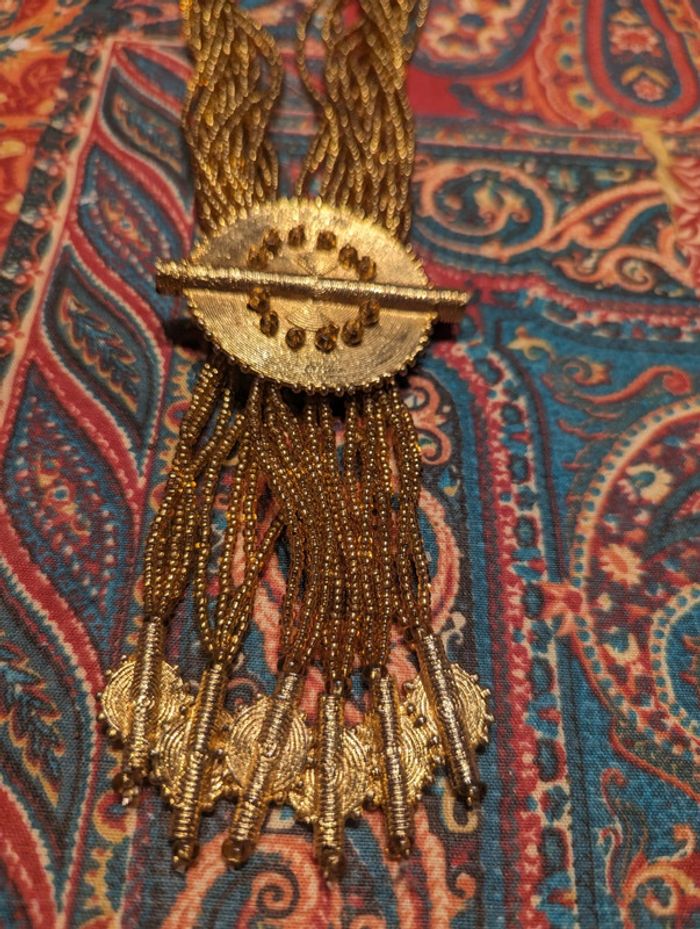 Collier de perles dorées - photo numéro 3