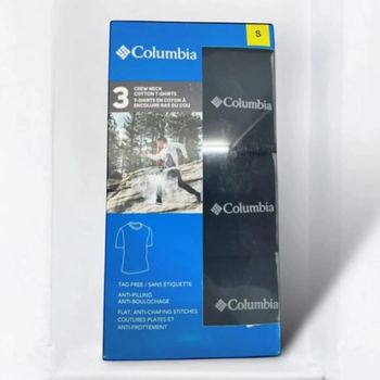 🖤 Lots de 3 teeshirt Columbia / neuf T/S 🖤