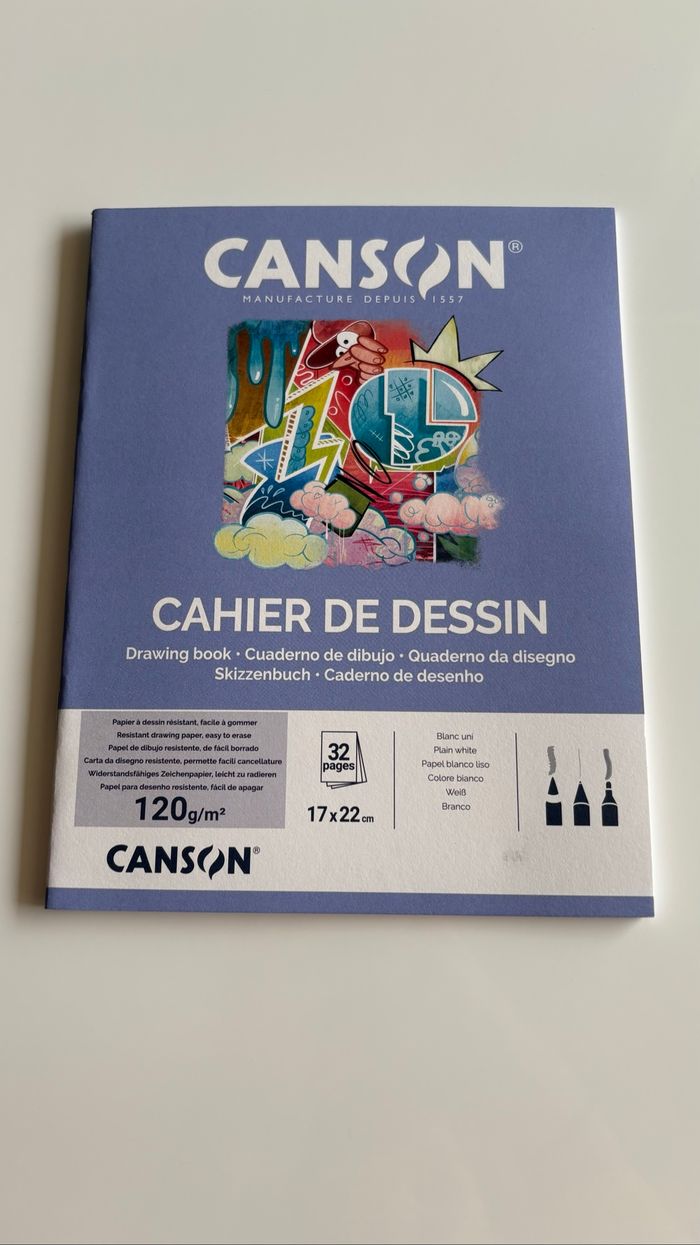 Cahier de dessin 32 pages